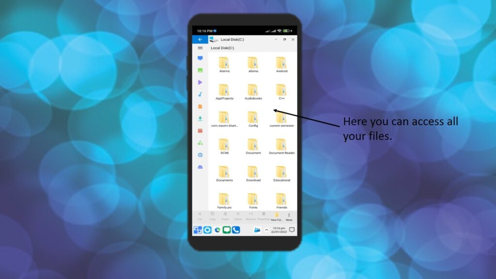 The Ultimate Guide to Using Windows on Your Mobile Device 17 You can access all your files