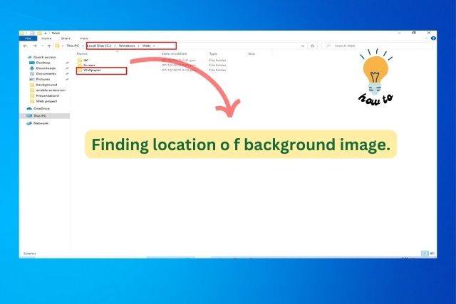 Where to find the location of the Windows background image