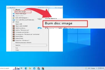 Burning ISO Files to Disc on Windows 10