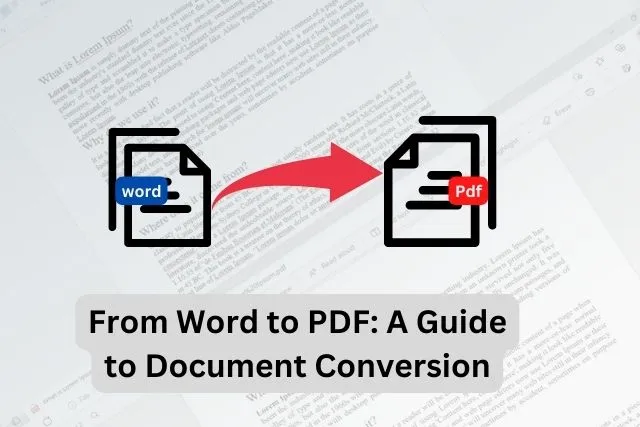 From Word to PDF