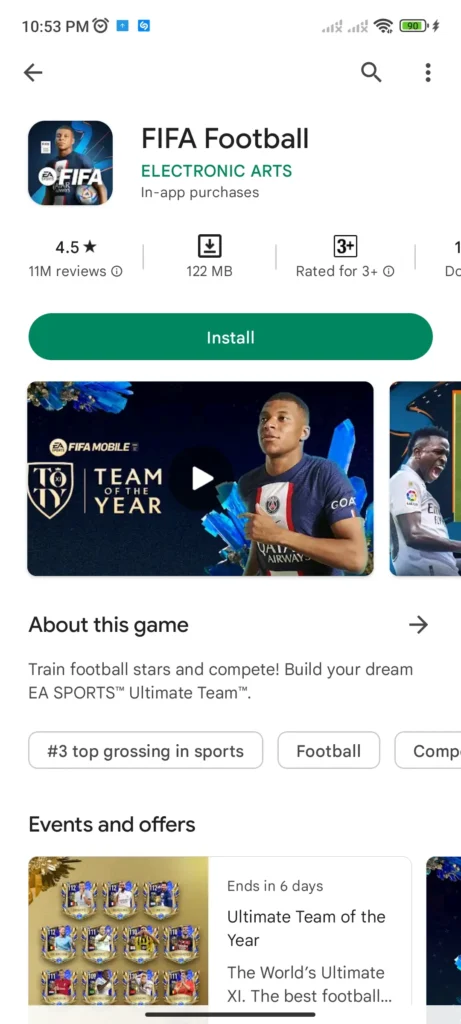 Get Your Game On: The Best Mobile Games to Play on-the-go 10 FiFA Football